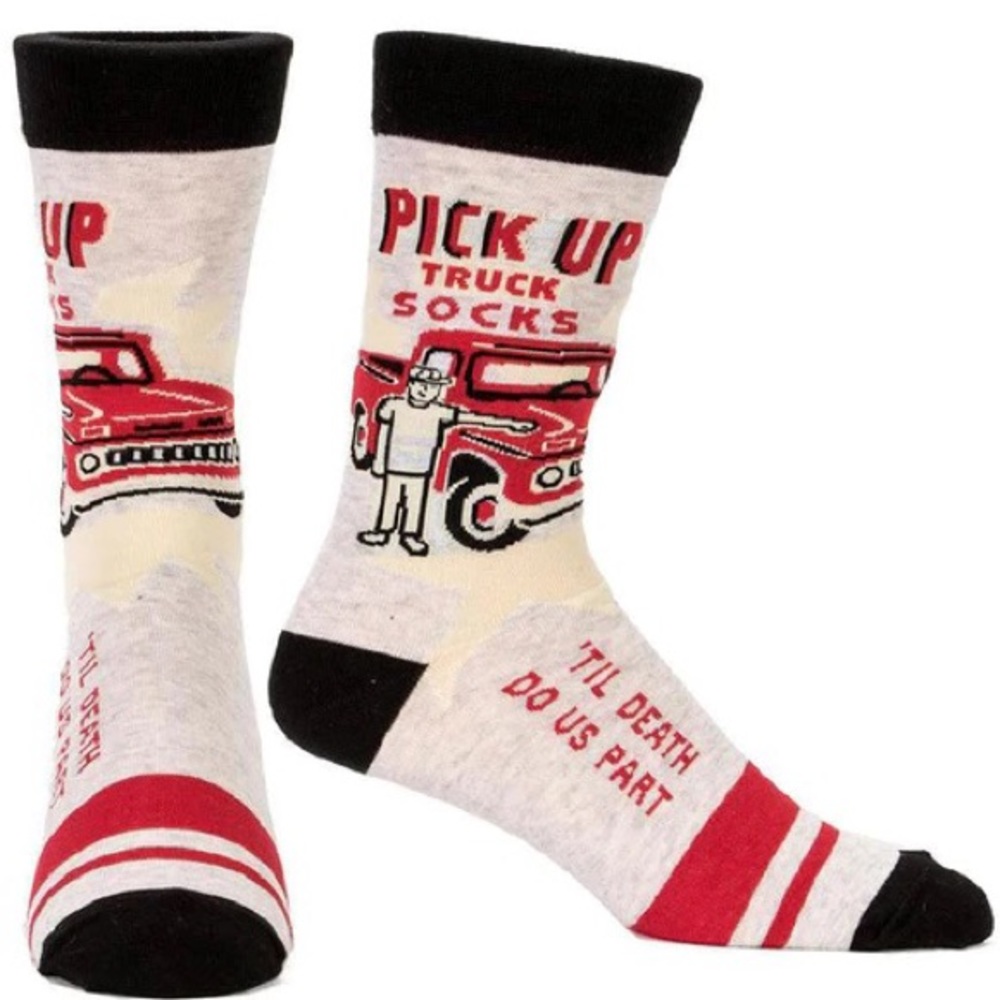 Blue Q - Pick Up Truck Socks - Crew Socks
